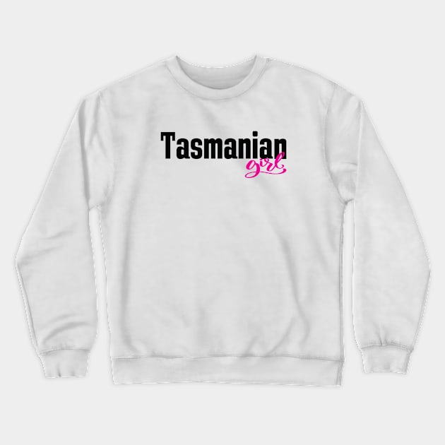 Tasmanian Girl Crewneck Sweatshirt by ProjectX23Red